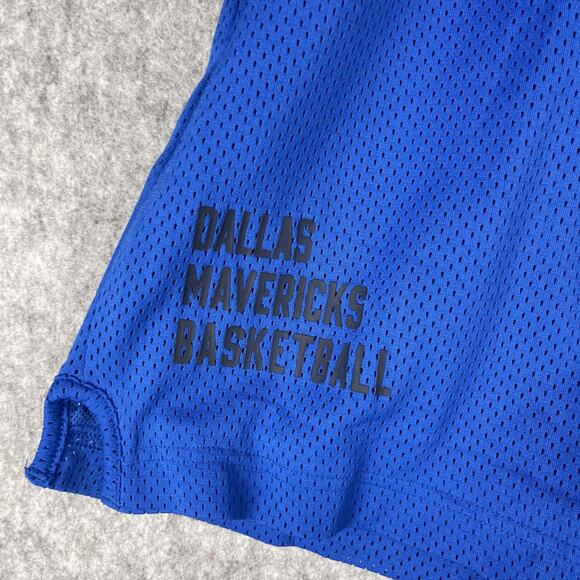 Dallas Mavericks Nike NBA Authentic Practice Shorts Mens Blue XXL Perforated - Picture 3 of 12